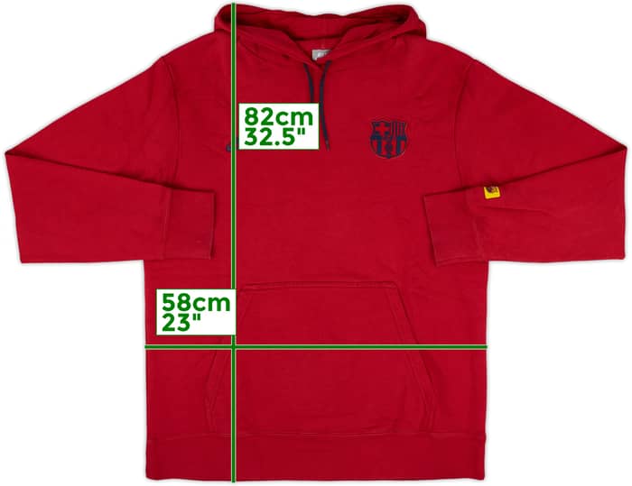 2008-09 Barcelona Nike Hooded Top - 8/10 - (XL)