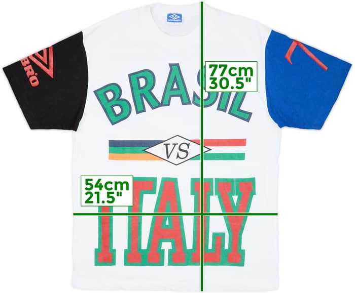 1990s Brazil Umbro '1970 World Cup' Graphic Tee - 7/10 - (L)