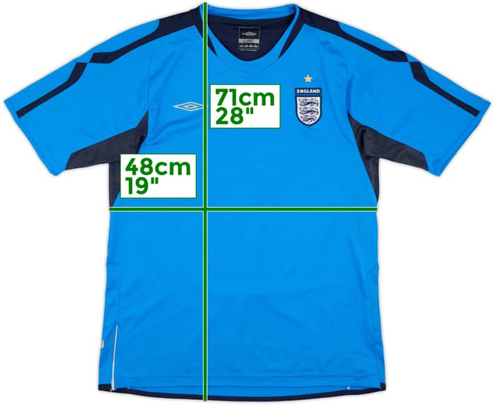 2004-06 England Umbro Training Shirt - 7/10 - (S)