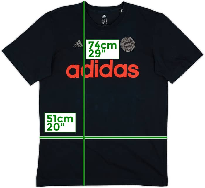 2014-15 Bayern Munich adidas Cotton Tee - 9/10 - (M)