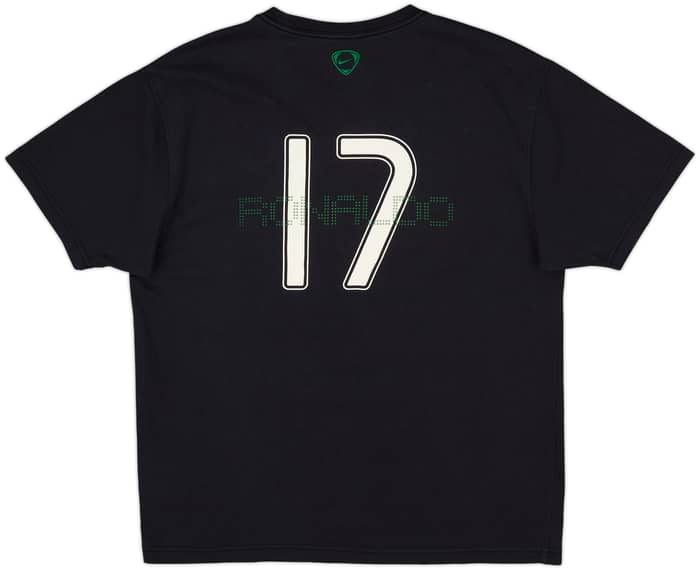 2008-09 Portugal Nike Cristiano Ronaldo Cotton Tee - 10/10 - (L)