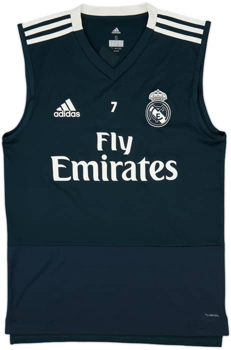 2018-19 Real Madrid adidas Player Issue Training Vest - 8/10 - (S)