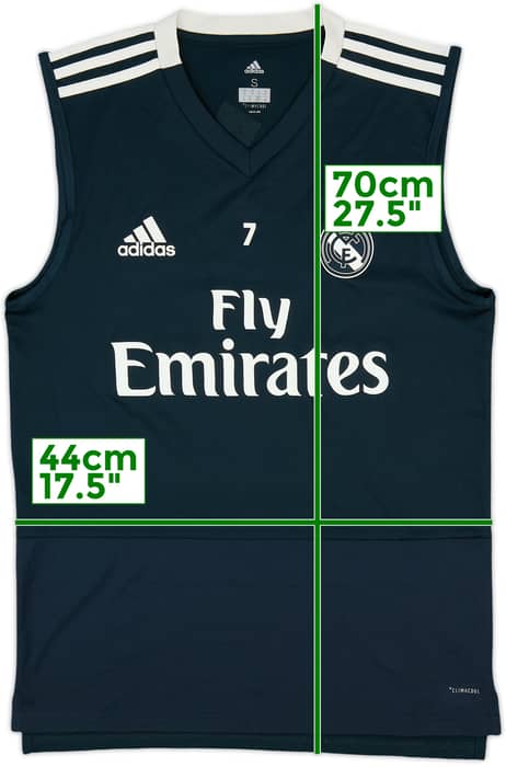 2018-19 Real Madrid adidas Player Issue Training Vest - 8/10 - (S)