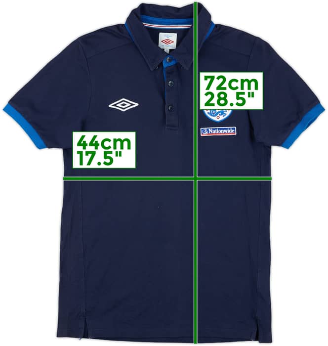 2002-03 England Umbro Polo Shirt - 9/10 - (S)