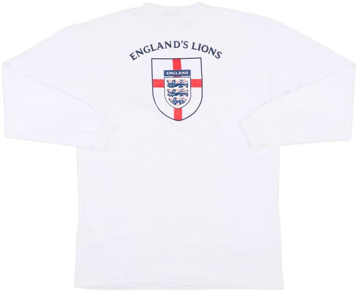 2000s England Umbro Cotton L/S Tee (S)
