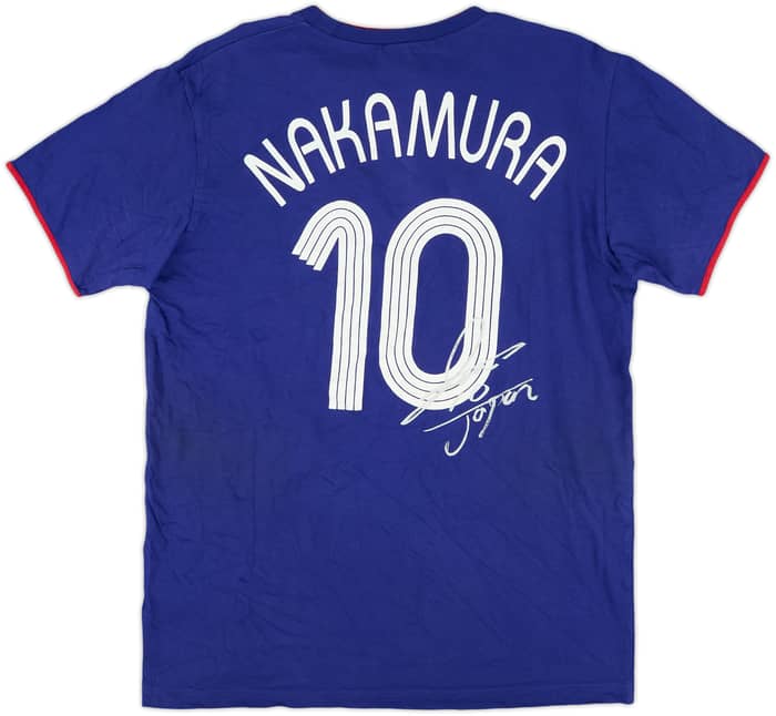 2006 Japan adidas Cotton Tee Nakamura #10 - 8/10 - (M)
