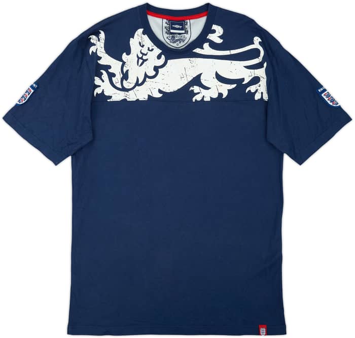 2004-06 England Umbro Cotton Tee - 6/10 - (XL)