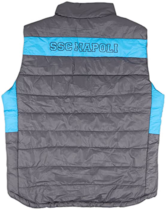 2014-15 Napoli Macron Padded Gilet - 8/10 - (L)