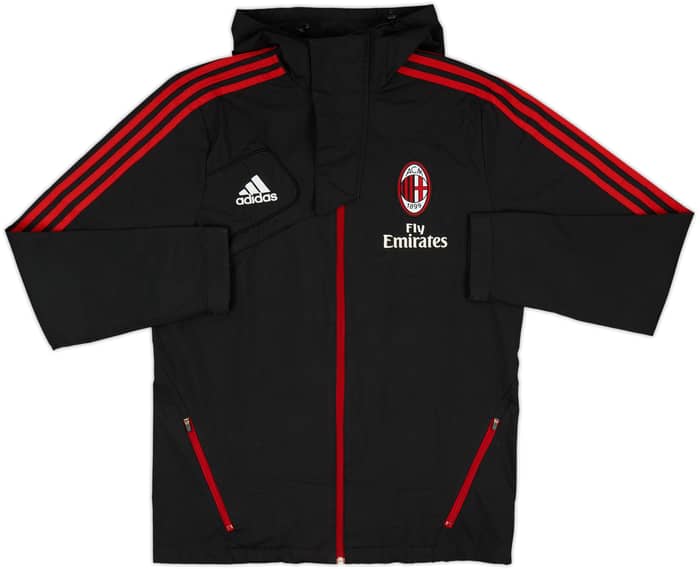 2012-13 AC Milan adidas Hooded Track Jacket - 7/10 - (M)