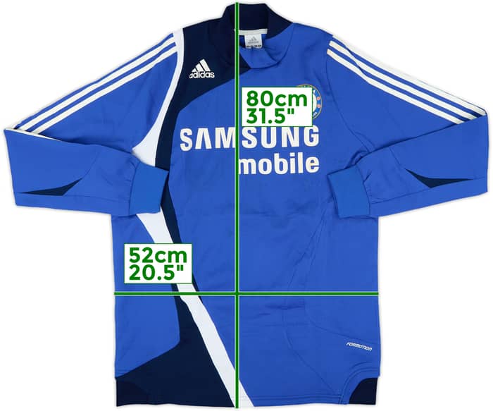 2007-08 Chelsea adidas Drill Top - 6/10 - (M/L)