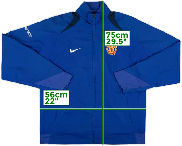 2005-06 Manchester United Nike Track Jacket - 8/10 - (M)