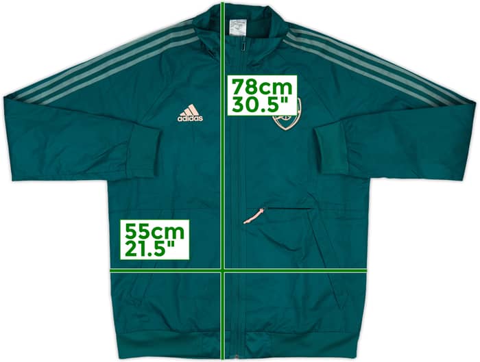 2020-21 Arsenal adidas Rain Jacket - 8/10 - (XL)