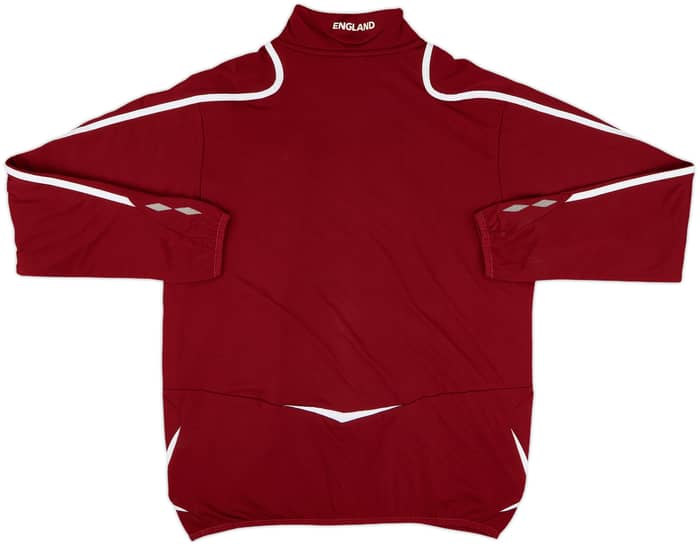 2007-09 England Umbro 1/4 Zip Drill Top - 8/10 - (L)