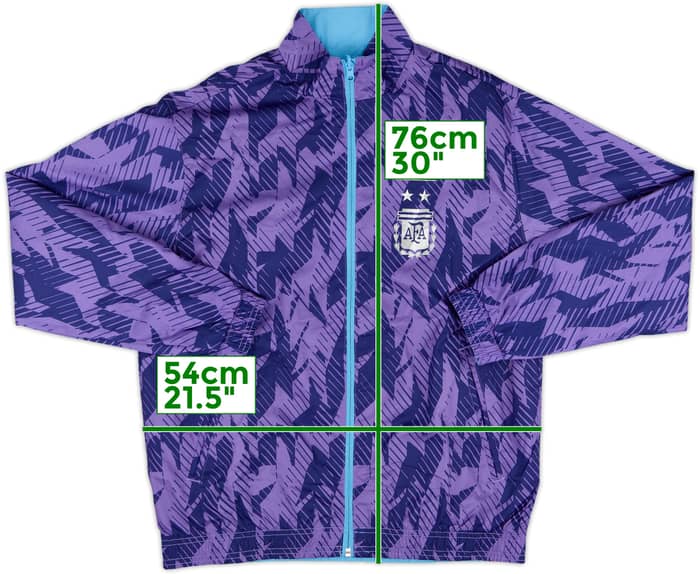 2022-23 Argentina adidas Reversible Anthem Jacket - 8/10 - (M)