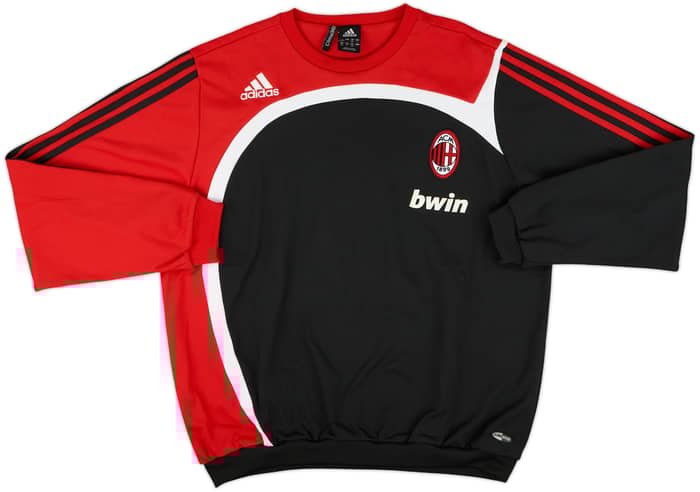 2007-08 AC Milan adidas Sweat Top - 8/10 - (L)