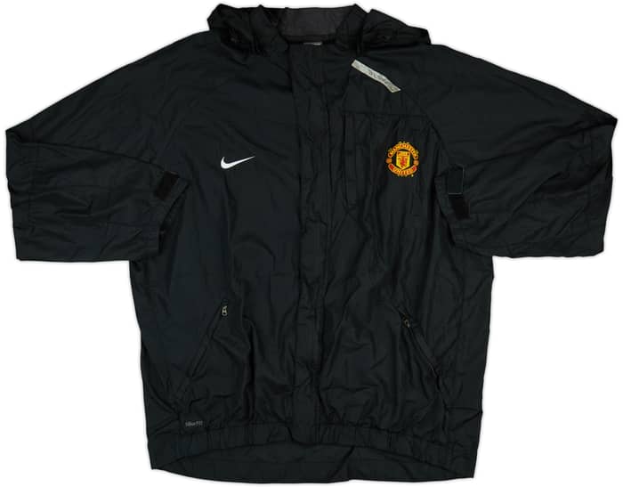 2007-08 Manchester United Nike Hooded Rain Jacket - 8/10 - (XL)
