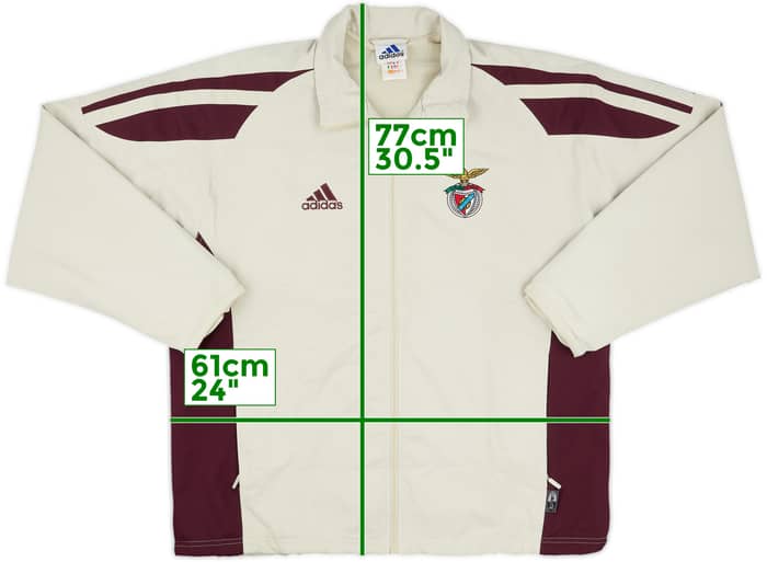 2001-02 Benfica adidas Track Jacket - 7/10 - (M/L)