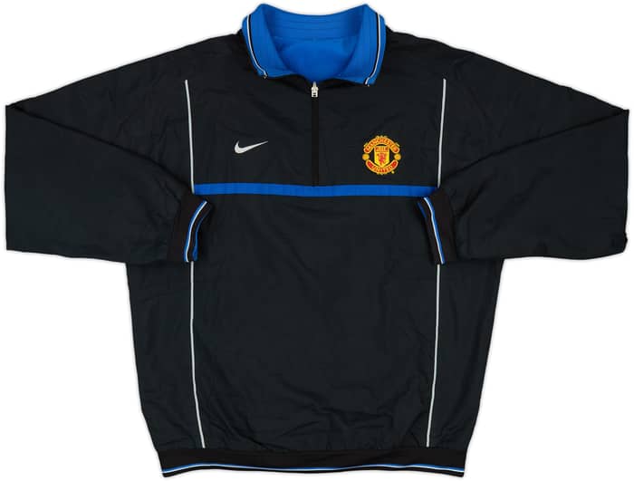 2002-03 Manchester United Nike Reversible 1/4 Zip Drill Top - 5/10 - (XL)
