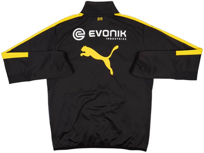 2014-15 Borussia Dortmund Puma 1/4 Zip Training Top - 9/10 - (L)