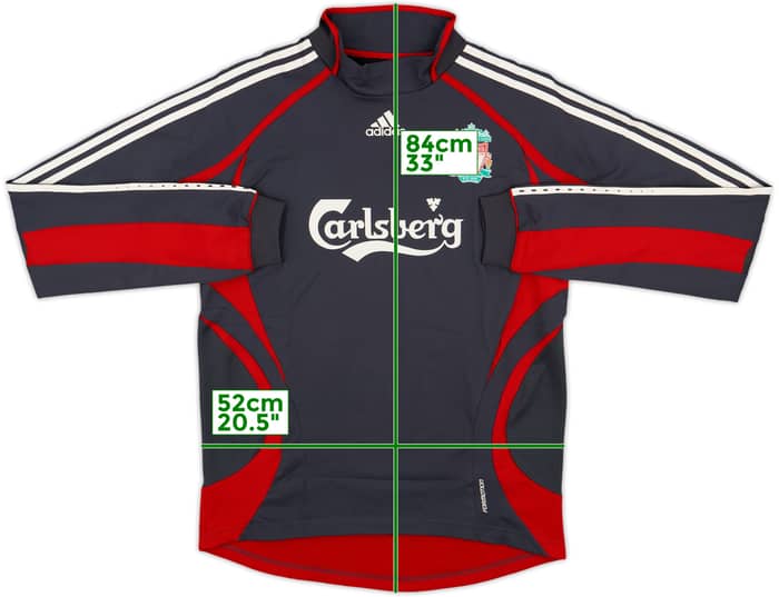 2006-07 Liverpool adidas Formotion Sweat Top - 9/10 - (M/L)