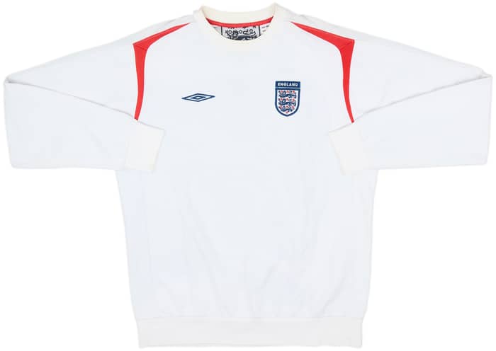 2005-07 England Umbro Sweat Top - 6/10 - (S)