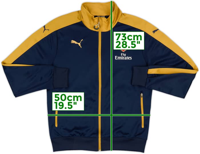 2015-16 Arsenal Puma Track Jacket - 9/10 - (M)