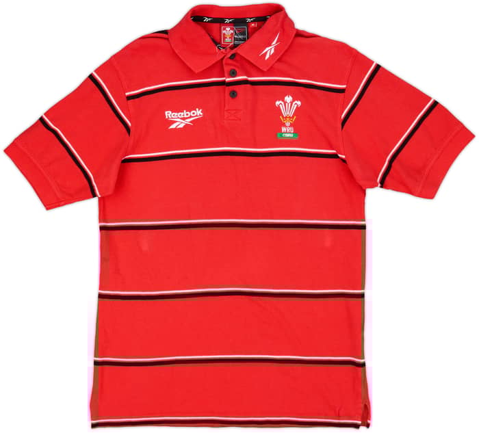 2000-02 Wales Rugby Union Reebok Polo Shirt - 6/10 - (M)