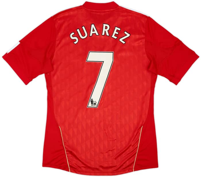 2010-12 Liverpool Home Shirt Suarez #7 - 4/10 - (M)