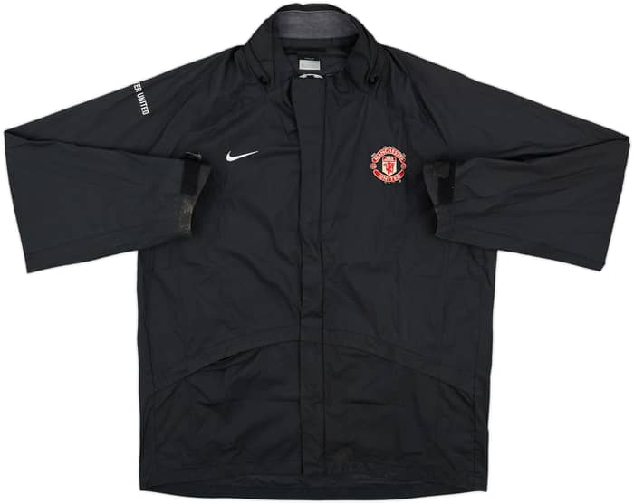 2006-07 Manchester United Nike Hooded Rain Jacket - 8/10 - (M)