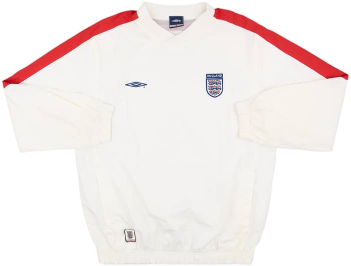 2002-04 England Umbro Drill Top - 6/10 - (S)