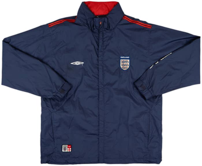 2004-06 England Umbro Hooded Rain Jacket - 5/10 - (S)