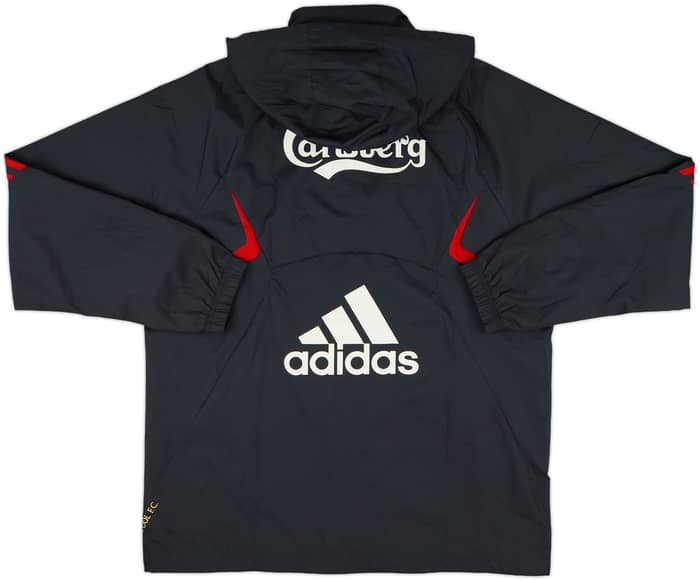 2009-10 Liverpool adidas Hooded Rain Jacket - 8/10 - (M)