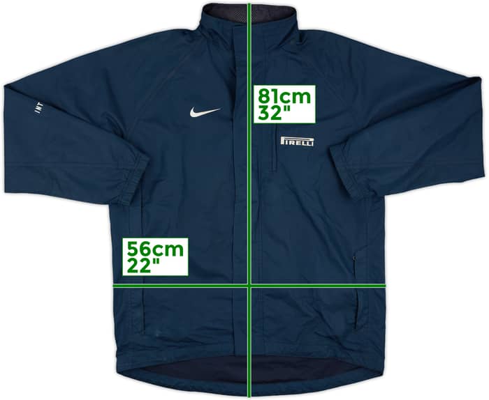 2006-07 Inter Milan Nike Hooded Rain Jacket - 6/10 - (S)