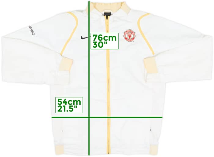 2006-07 Manchester United Nike Track Jacket - 7/10 - (L)