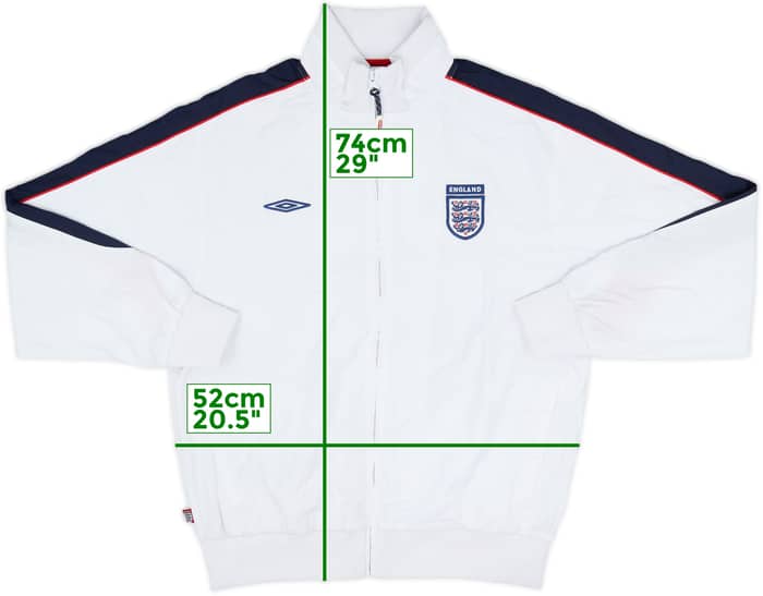 2004-06 England Umbro Track Jacket - 6/10 - (S)