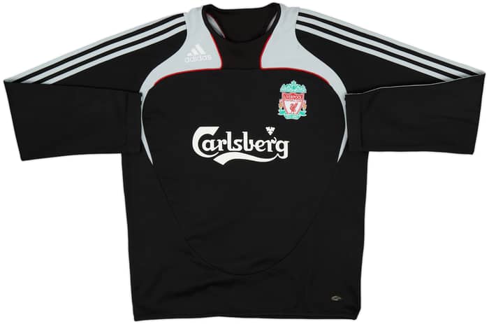 2008-09 Liverpool adidas Sweat Top - 7/10 - (M/L)