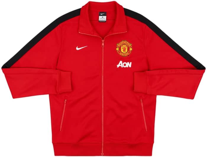 2013-14 Manchester United Nike Track Jacket - 10/10 - (M)