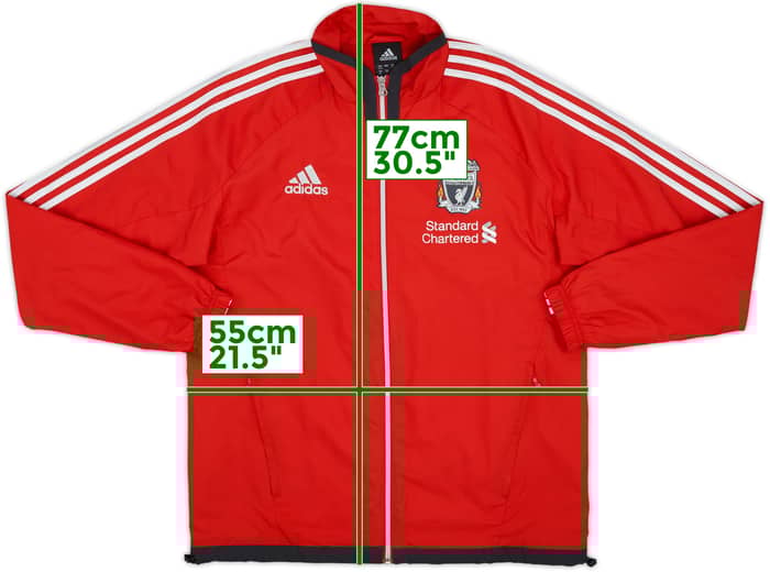 2011-12 Liverpool adidas Track Jacket - 7/10 - (M)