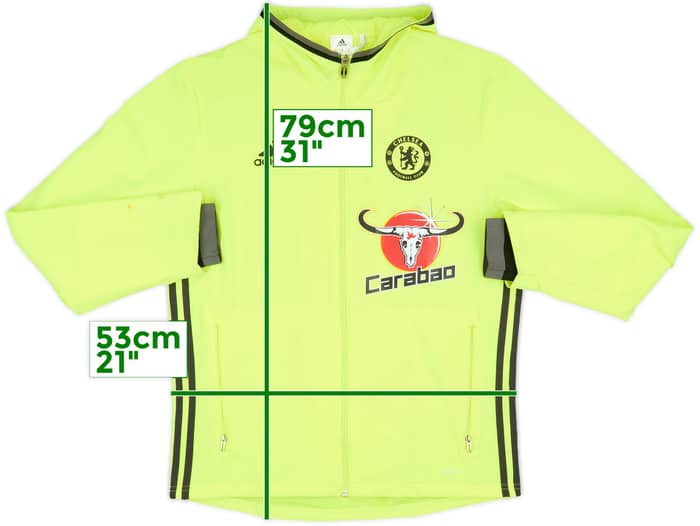 2016-17 Chelsea adidas Hooded Track Jacket - 5/10 - (M)