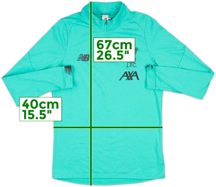 2019-20 Liverpool New Balance 1/4 Zip Drill Top - 7/10 - (L.Boys)