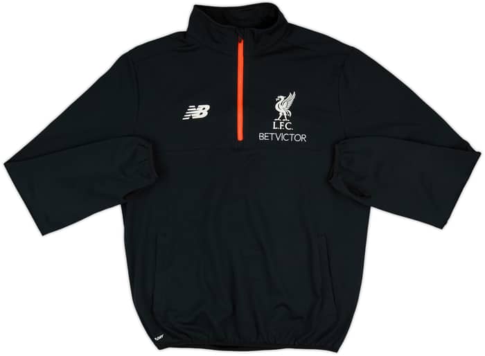 2016-17 Liverpool New Balance 1/4 Zip Drill Top - 8/10 - (M)