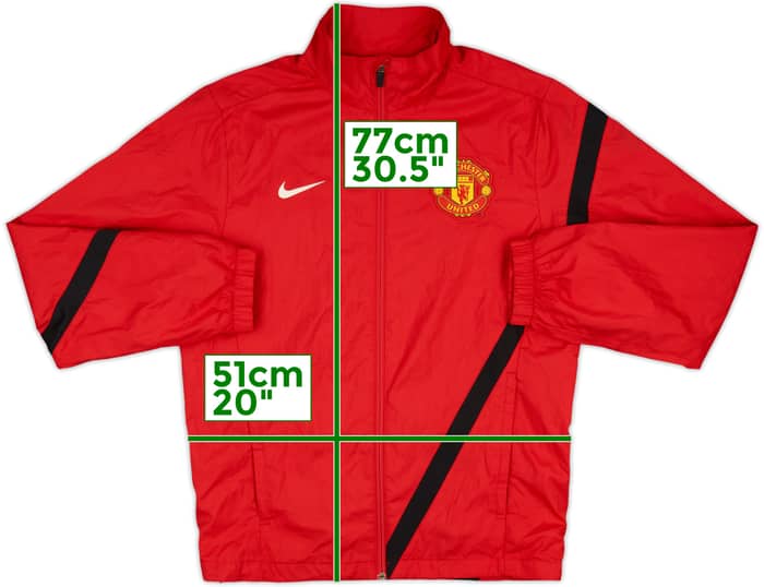 2011-12 Manchester United Nike Track Jacket - 7/10 - (S)