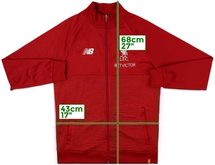 2018-19 Liverpool New Balance Track Jacket - 7/10 - (L)