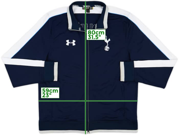 2013-14 Tottenham Under Armour Track Jacket - 8/10 - (XXL)