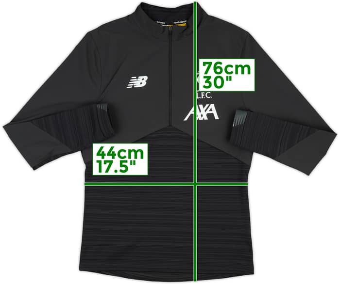 2019-20 Liverpool New Balance 1/4 Zip Drill Top - 8/10 - (S)