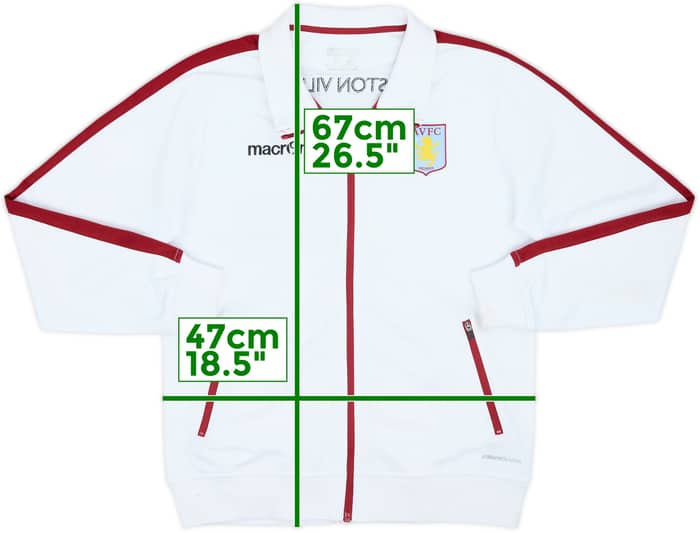 2014-15 Aston Villa Macron Track Jacket - 7/10 - (XL.Boys)