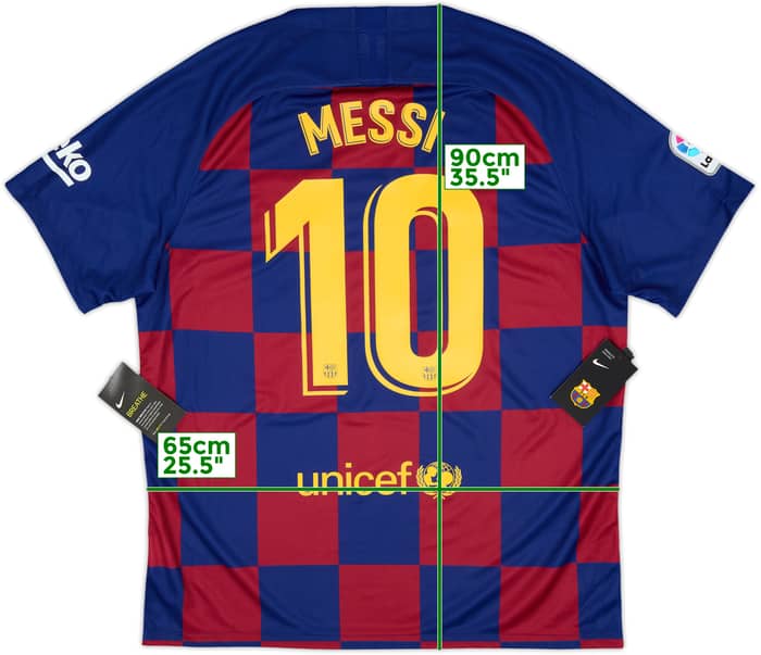 2019-20 Barcelona Home Shirt Messi #10 (XL)