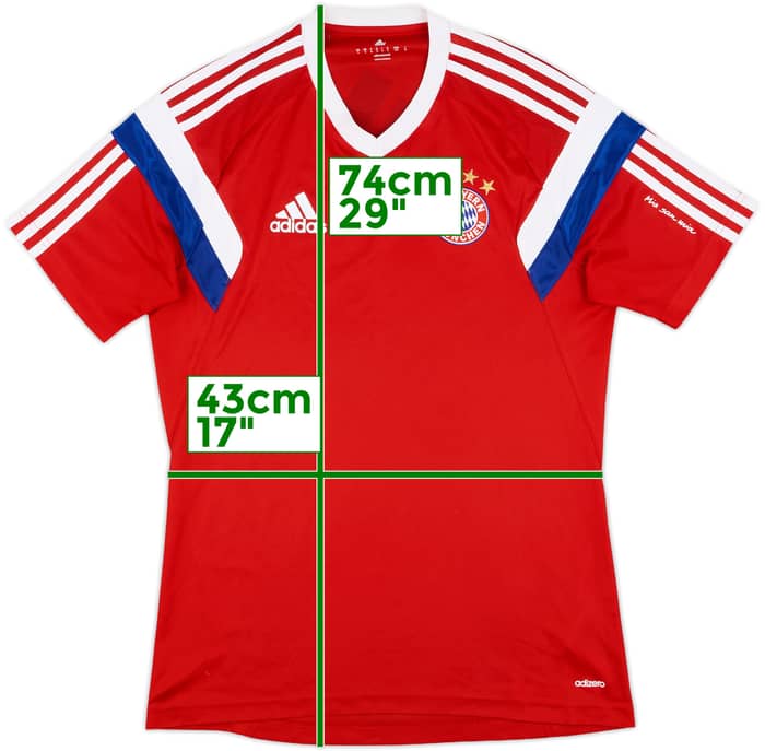 2014-15 Bayern Munich adizero Training Shirt - 10/10 - (S)