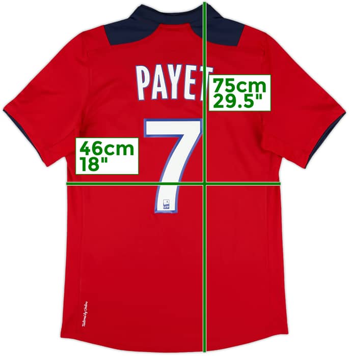 2012-13 Lille Home Shirt Payet #7 - 8/10 - (S)
