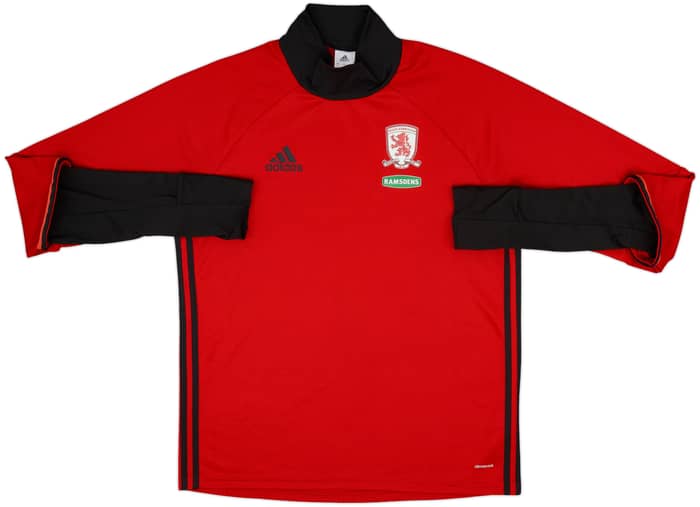 2016-17 Middlesbrough adidas Sweat Top - 9/10 - (L)